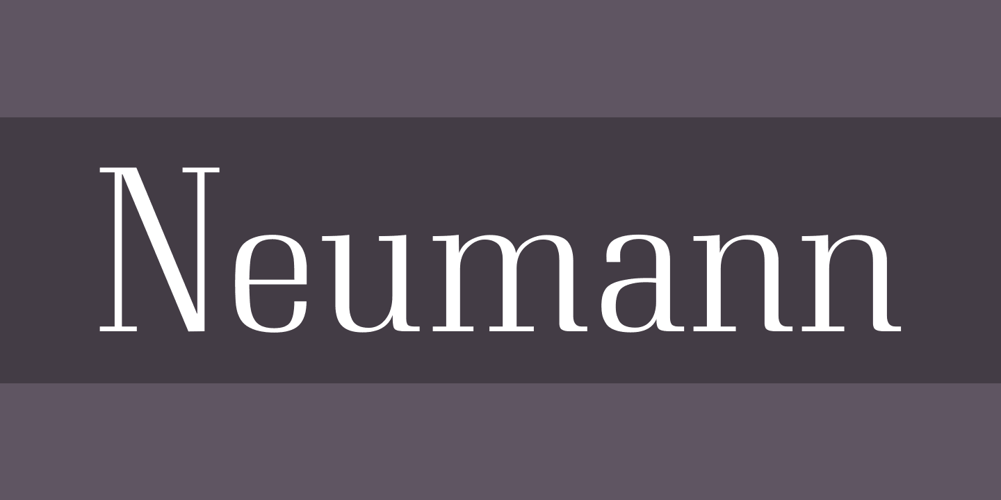 Font Neumann